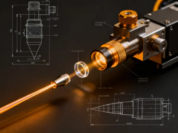Fiber laser beam delivery system diagram